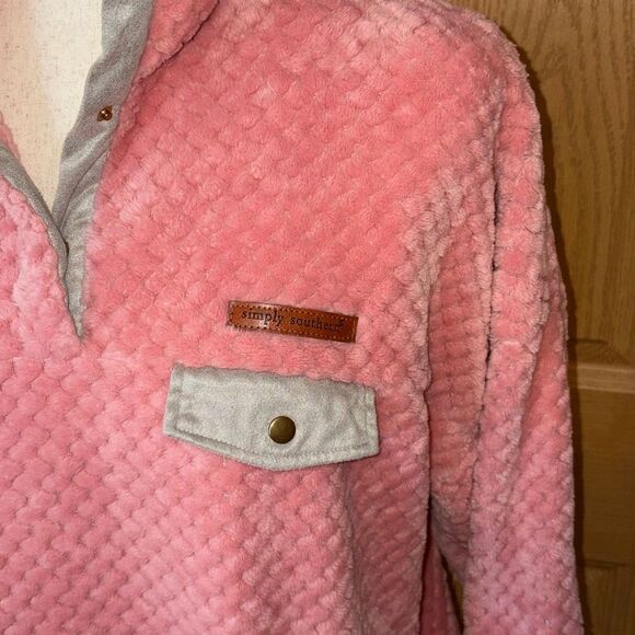 SIMPLY SOUTHERN LONG SLEEVE SOFT SHERPA PULLOVER SWEATSHIRT XL - Picture 3 of 8